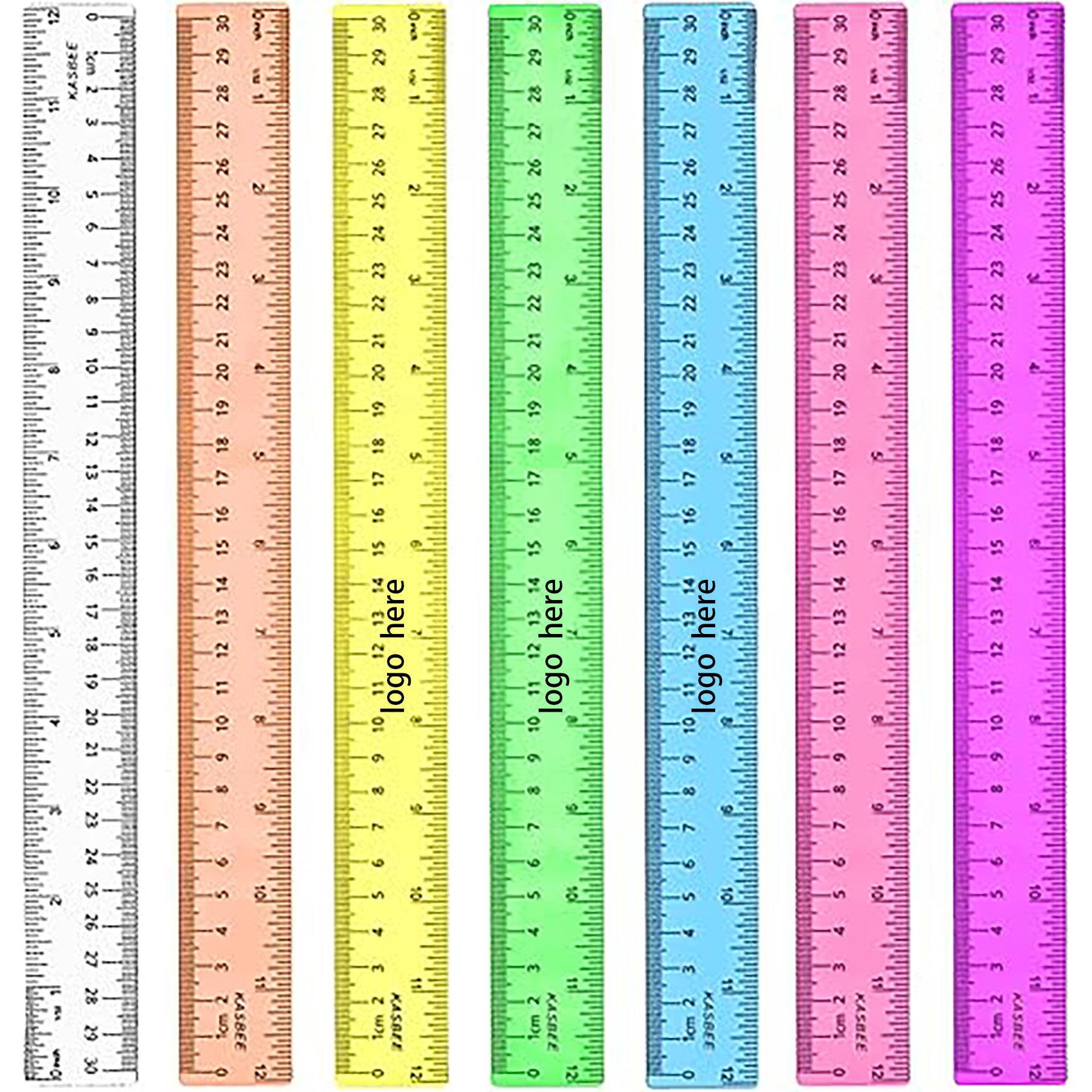 12 Inch Pliable Plastic Ruler