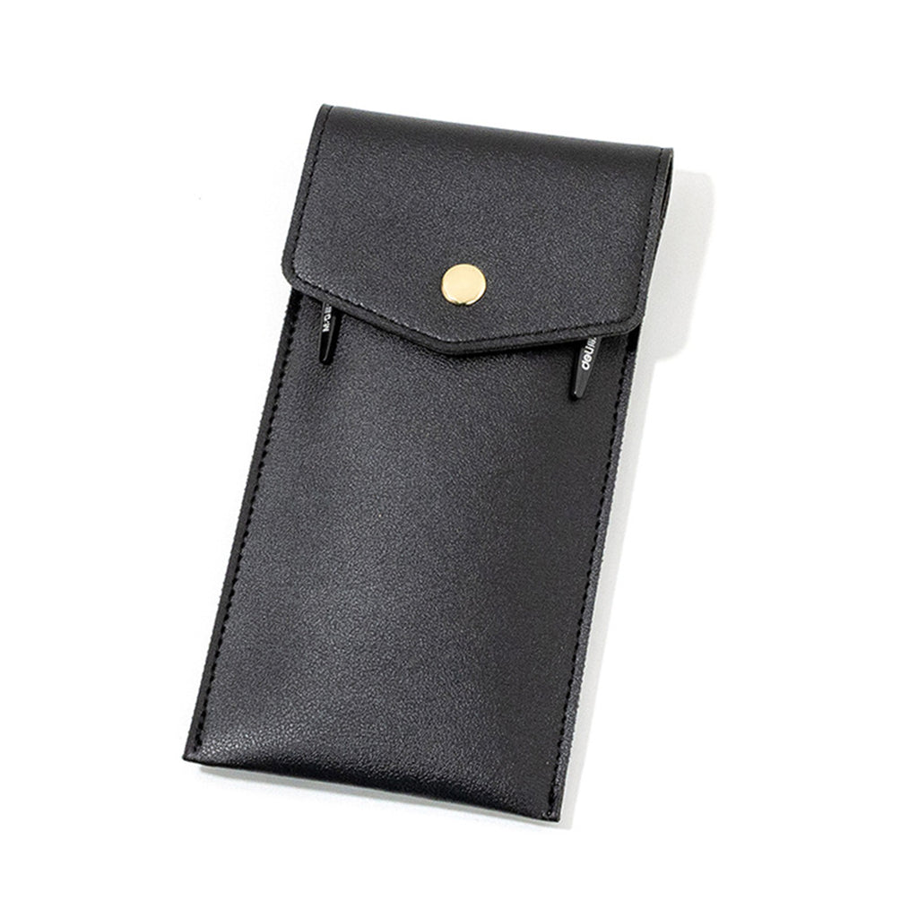 Business PU Leather Pen Storage Bag