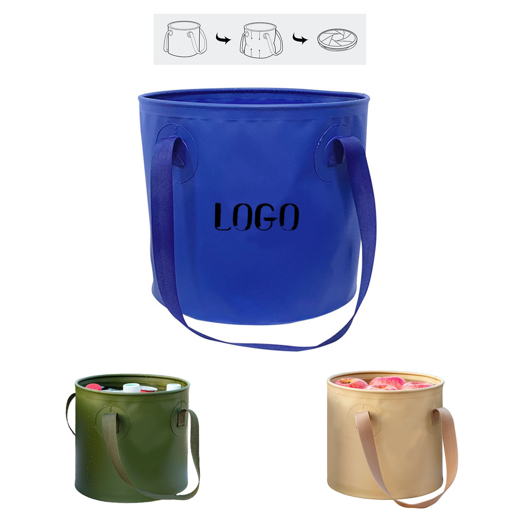 Large Capacity Folding Bucket For Outdoor Camping
