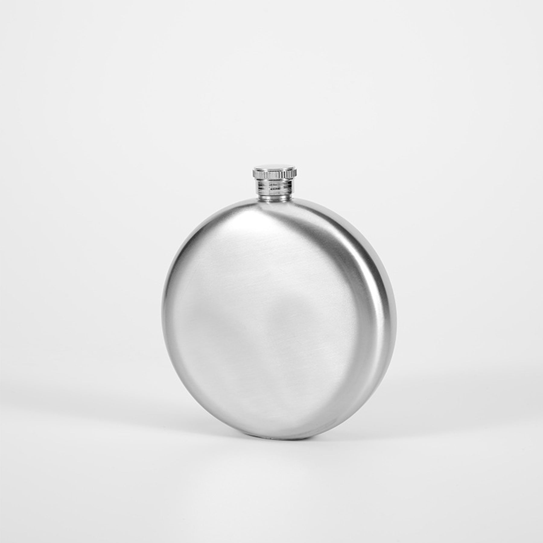 Round Stainless Steel Hip Flask