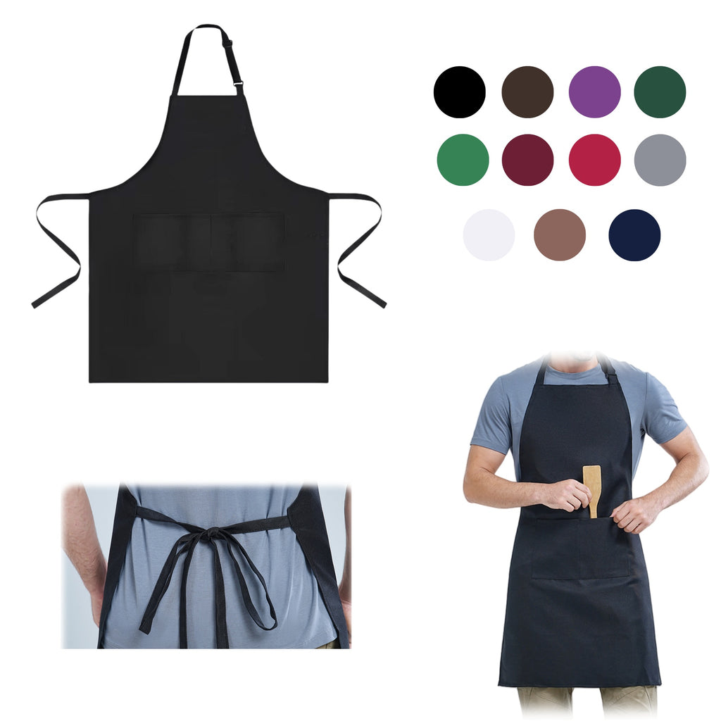 Waterproof Solid Color Sleeveless Apron
