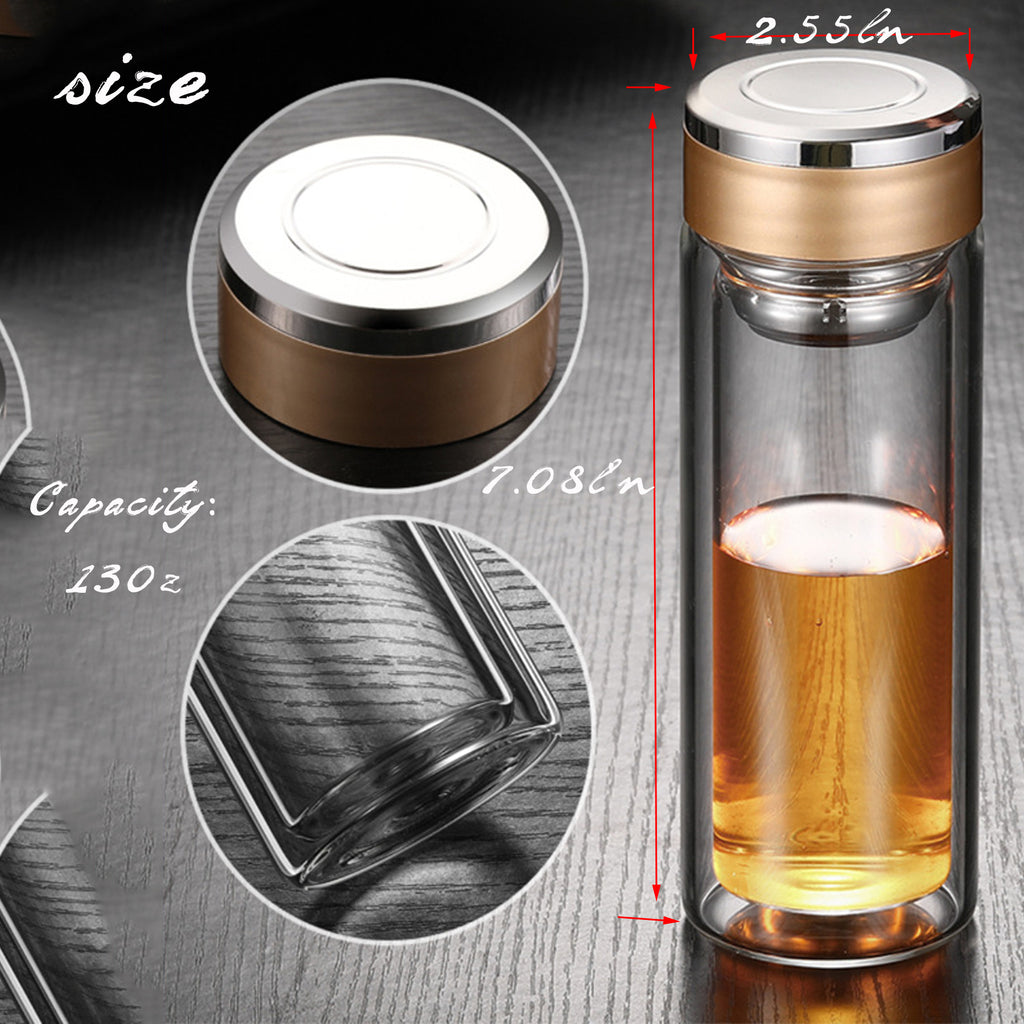 Double-Walled Glass Cup