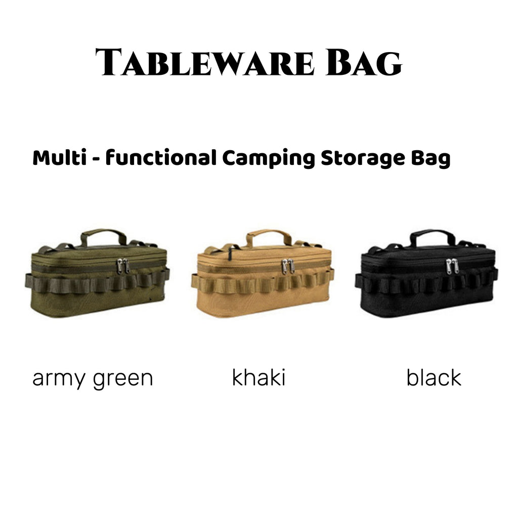 Outdoor Tableware Storage Bag