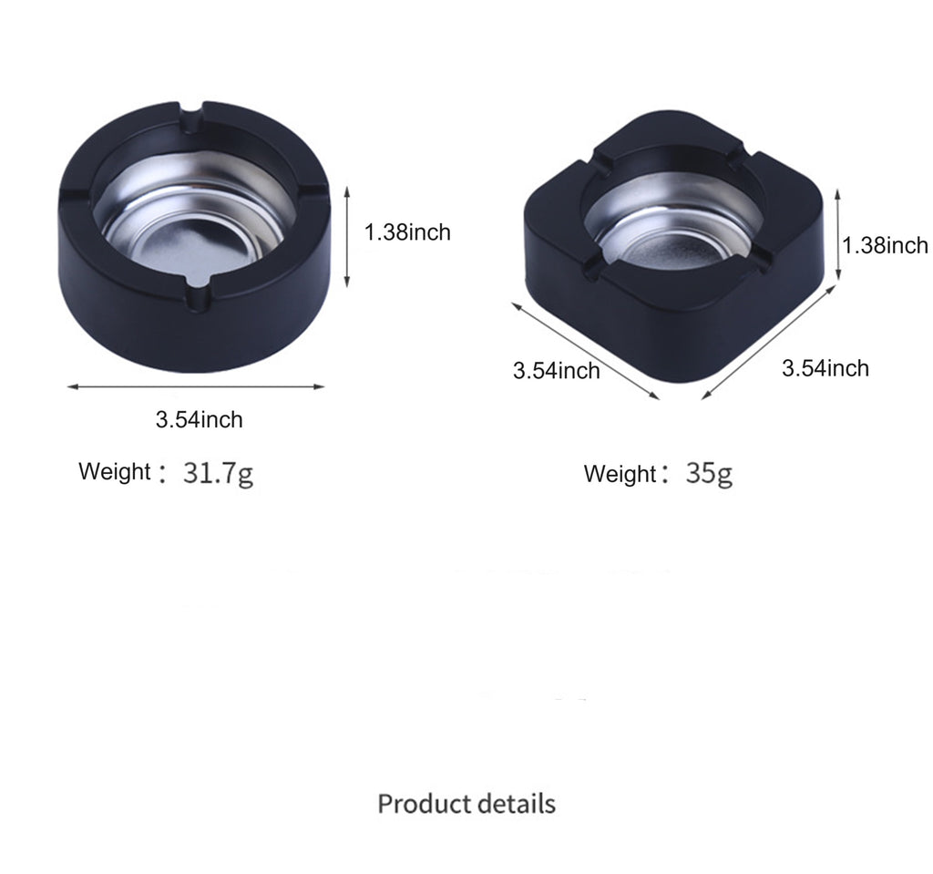 Plastic Tinplate Ashtray