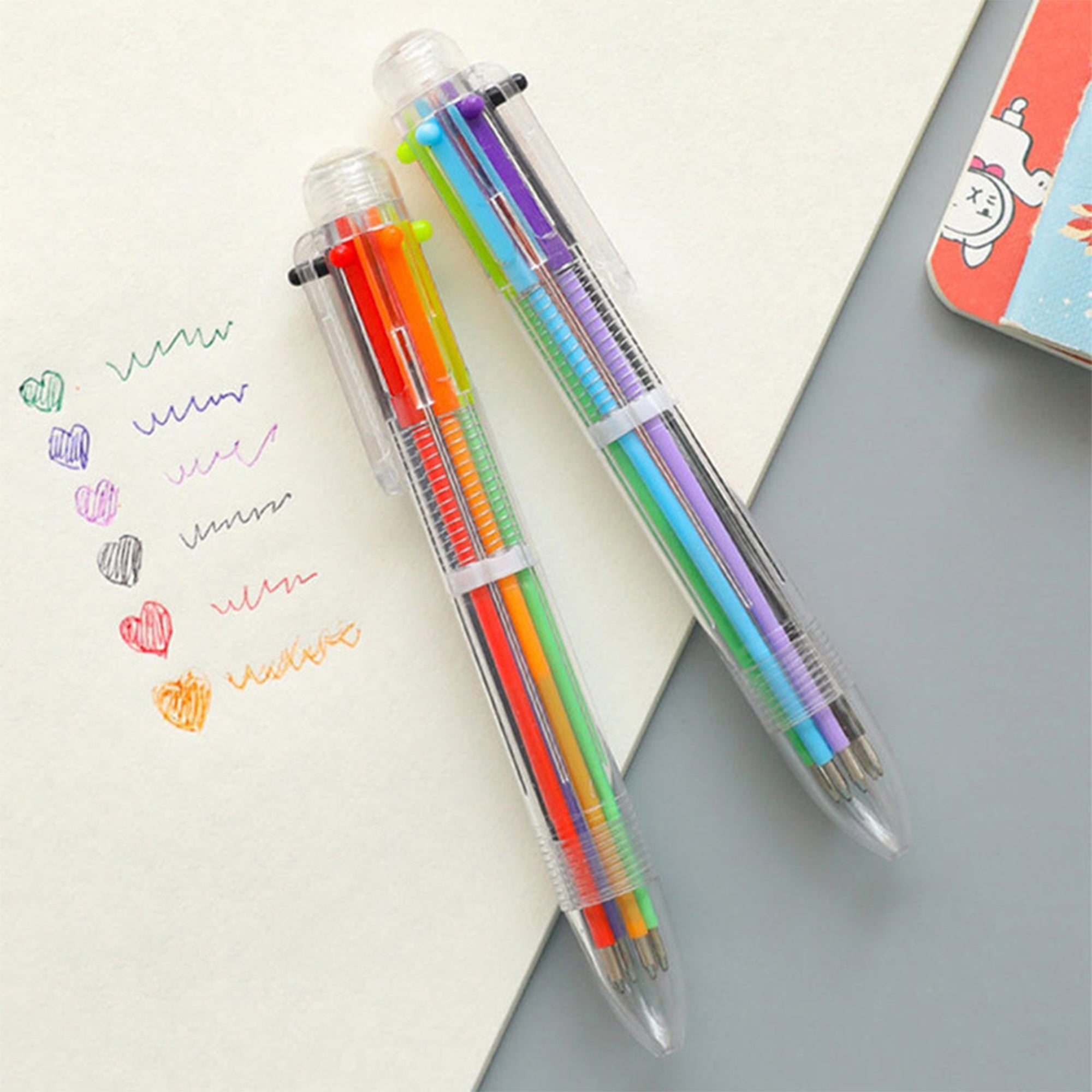0.5Mm 6-In-1 Multicolor Ballpoint Pen