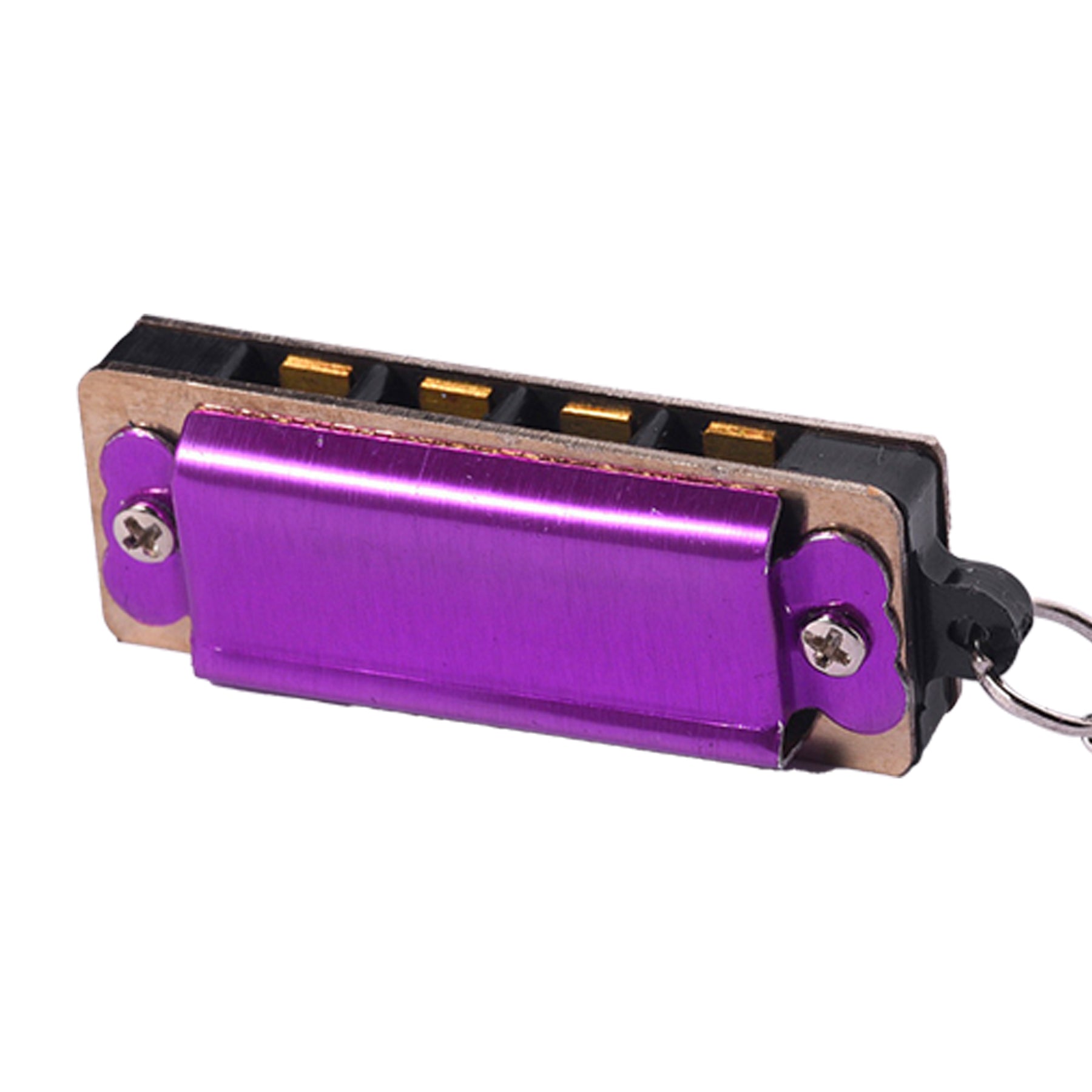 Mini Metal 4 Holes Harmonica Necklace
