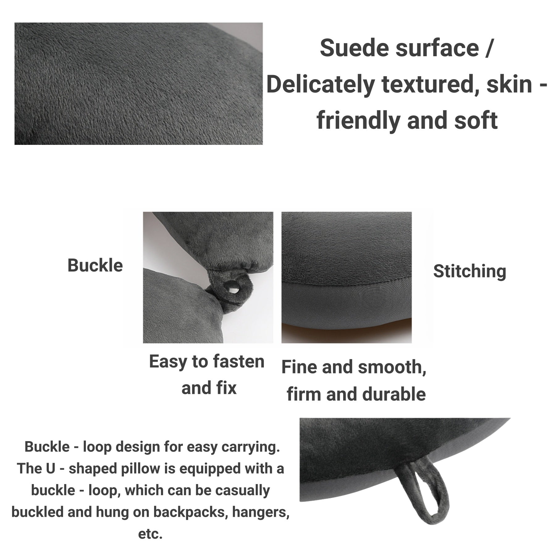 Portable U - shaped Cervical Particle Pillow