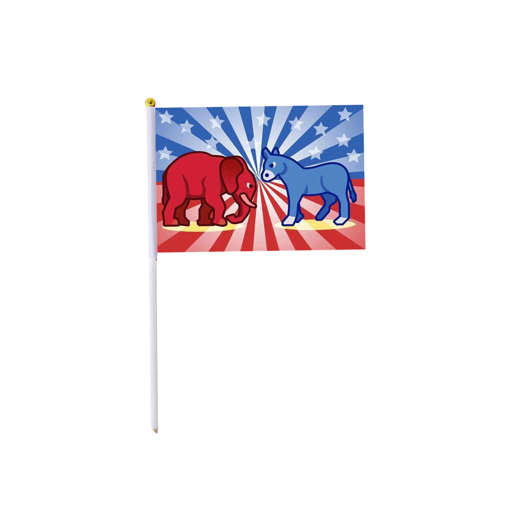 Custom Hand Held Stick Flags