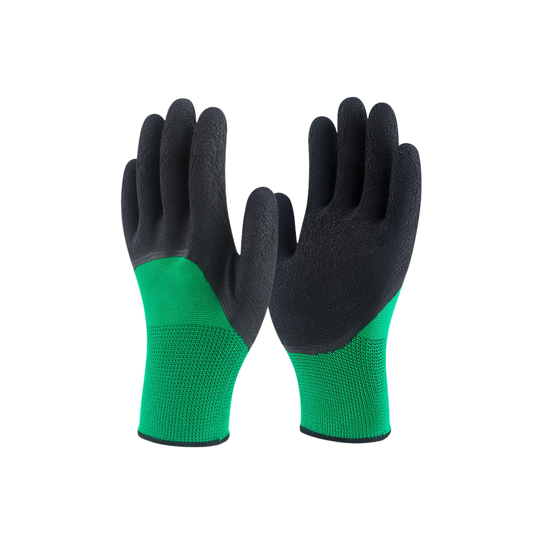 Blue & White Palm-Coated Gloves