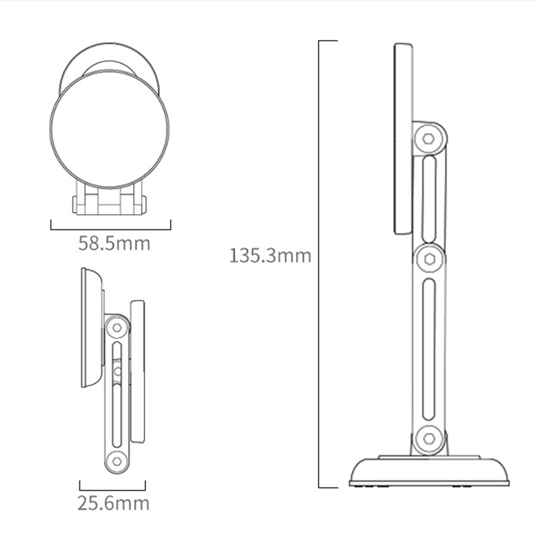 Magnetic Rotating Car Stand Phone Holder