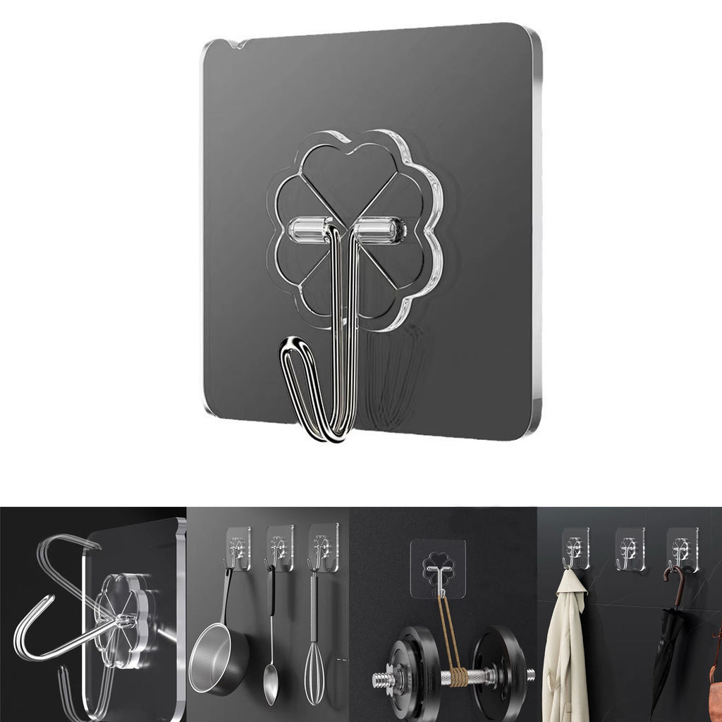 No-Hole Stick-On Strong Suction Hooks