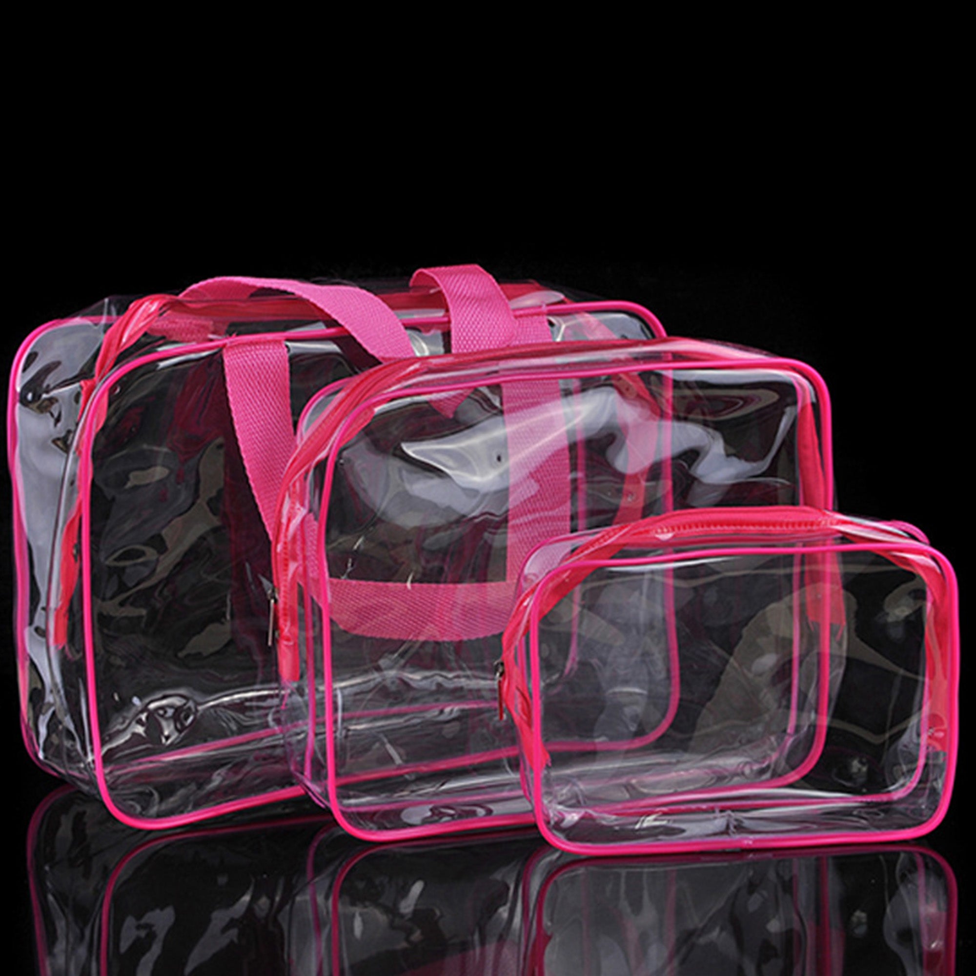 3 PCS Travel Toiletry Makeup Bag