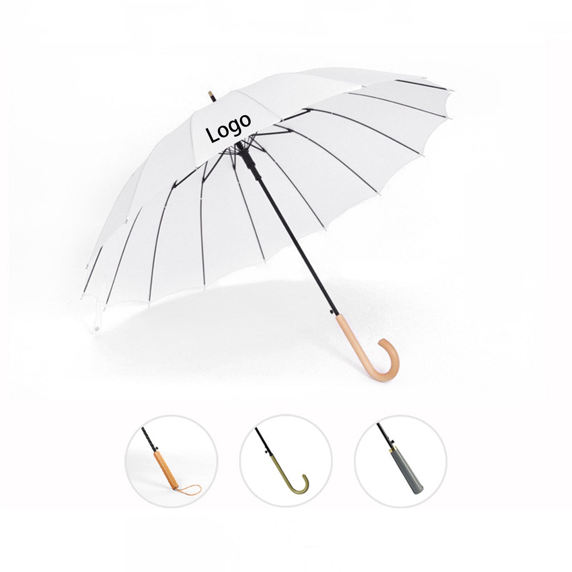 Oversized Arc Auto Open Straight Umbrella