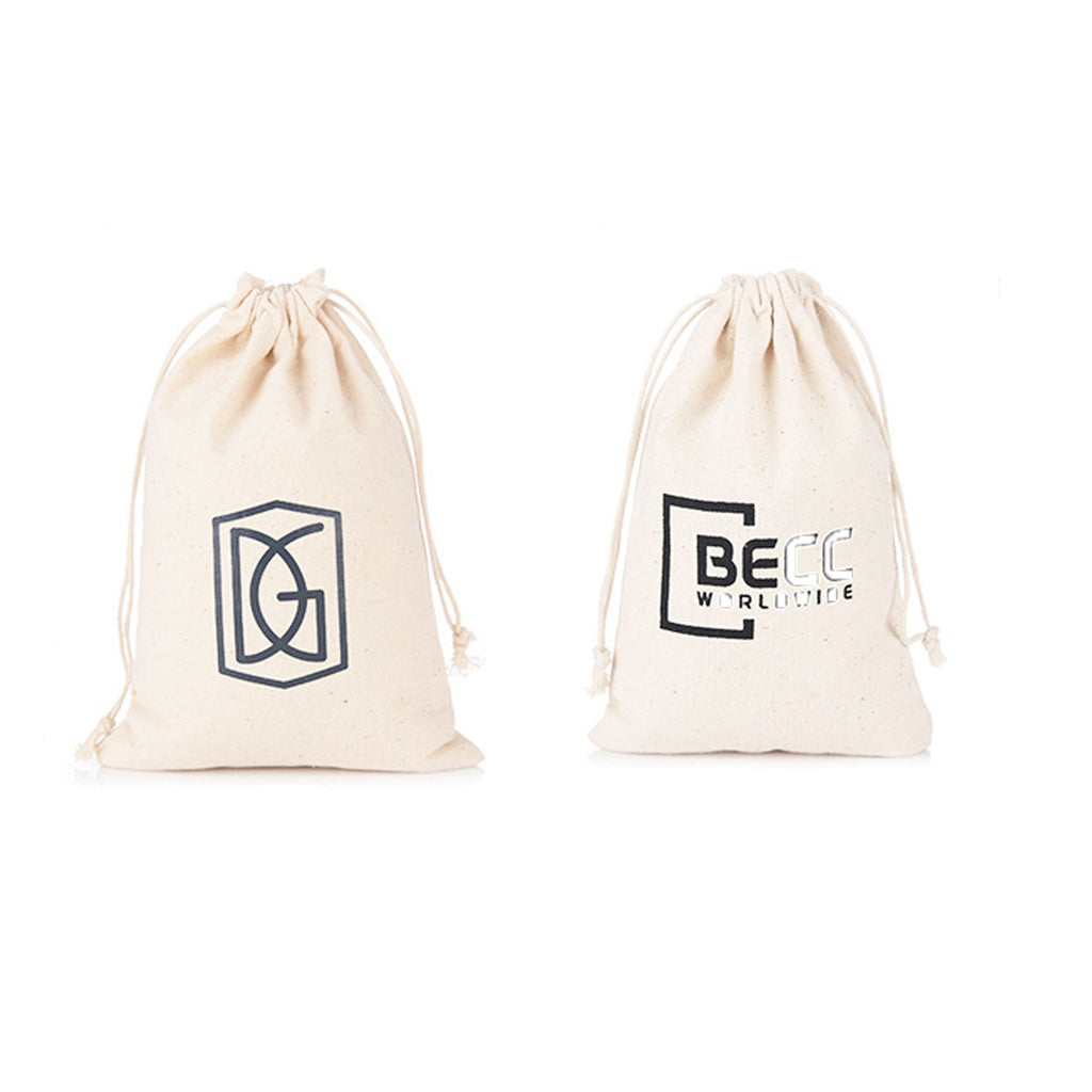 Burlap Drawstring Christmas Bags