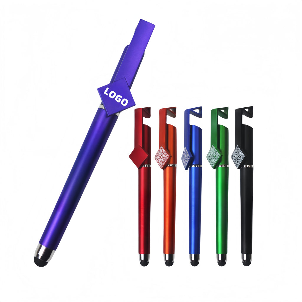 Multi Functional Touch Screen Phone Stand Gel Pen