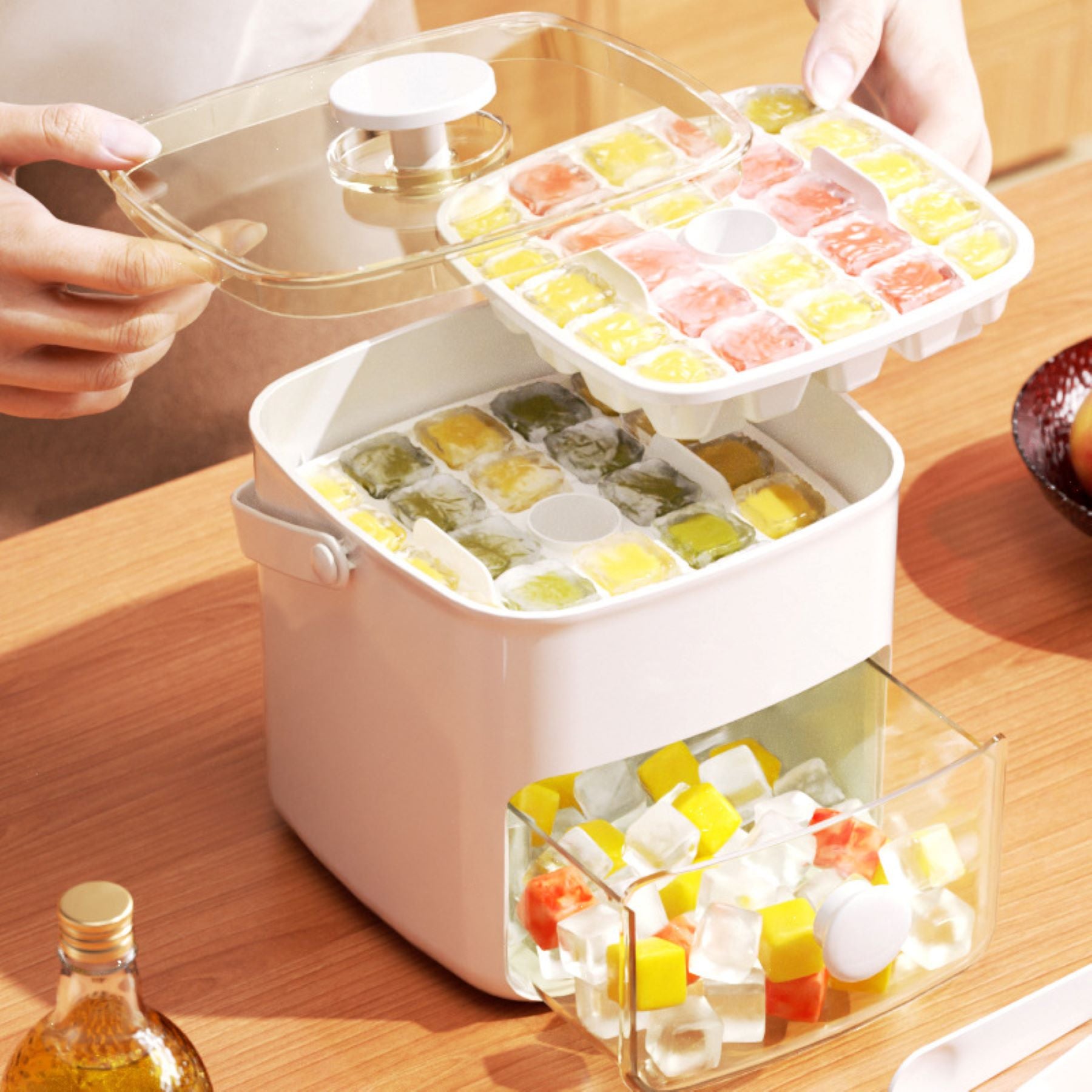 Press - Type Ice Cube Tray Mold