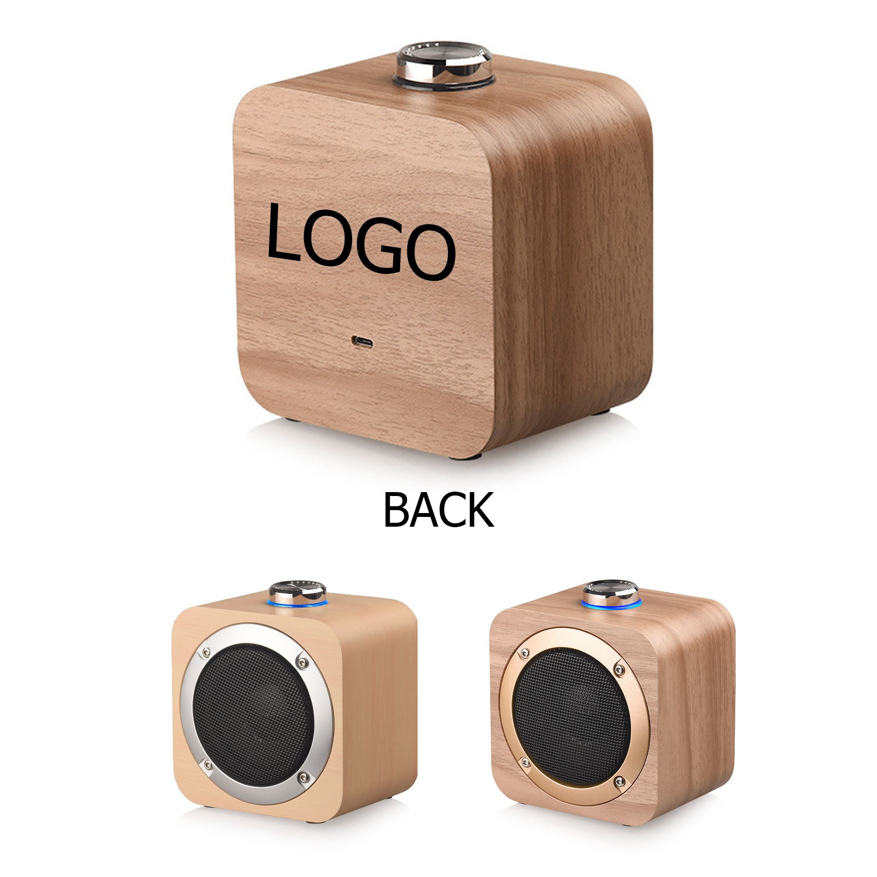 Wooden Square Speaker