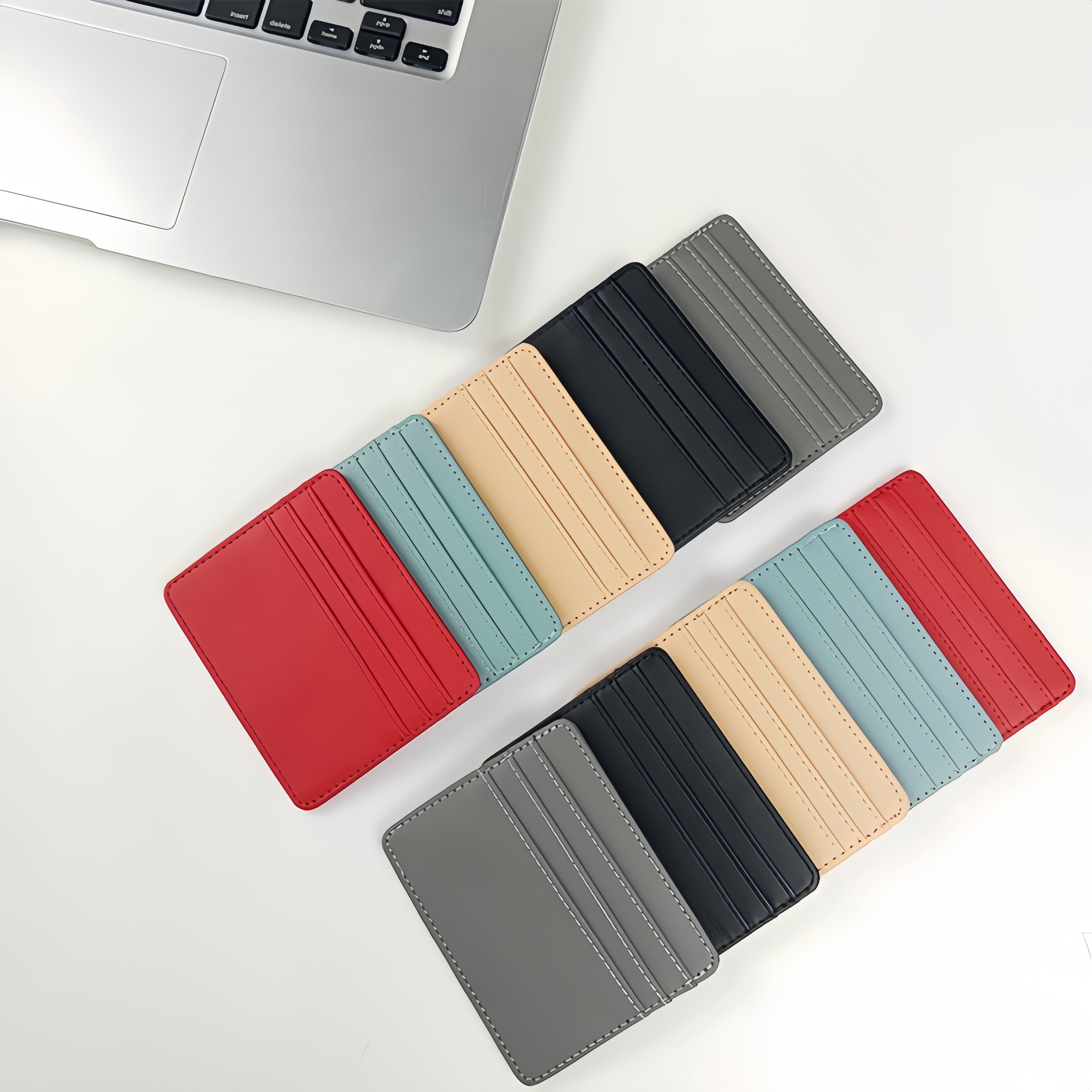 Card Case Made Of Pu Leather