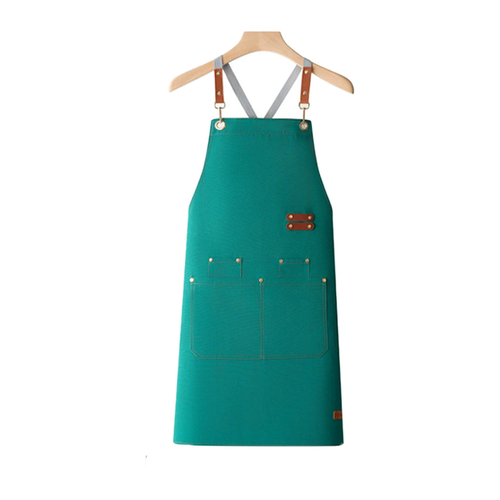Custom Canvas Kitchen Apron W/ 2 Front Pockets, Antifouling