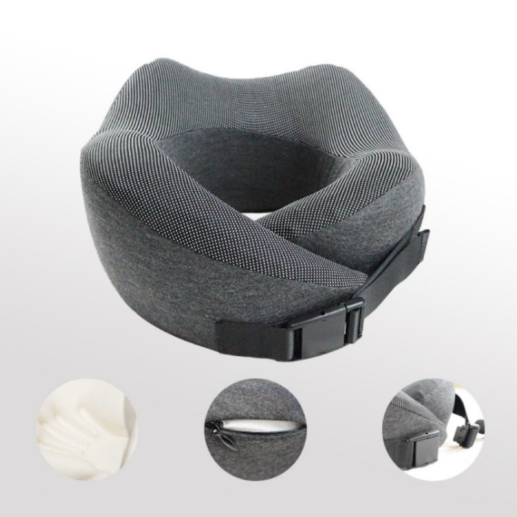 Collapsible Memory Foam U-Shaped Pillow