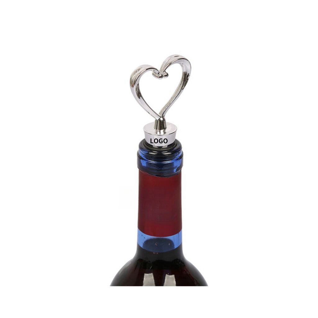 Heart Shaped Red Wine Bottle Stopper