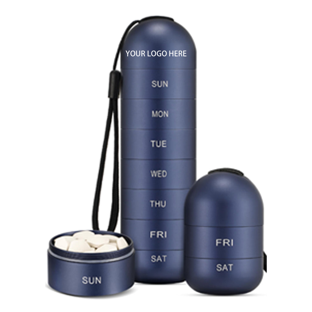 Big Style Delicate Metal Sealed Waterproof Outdoor Pill Box