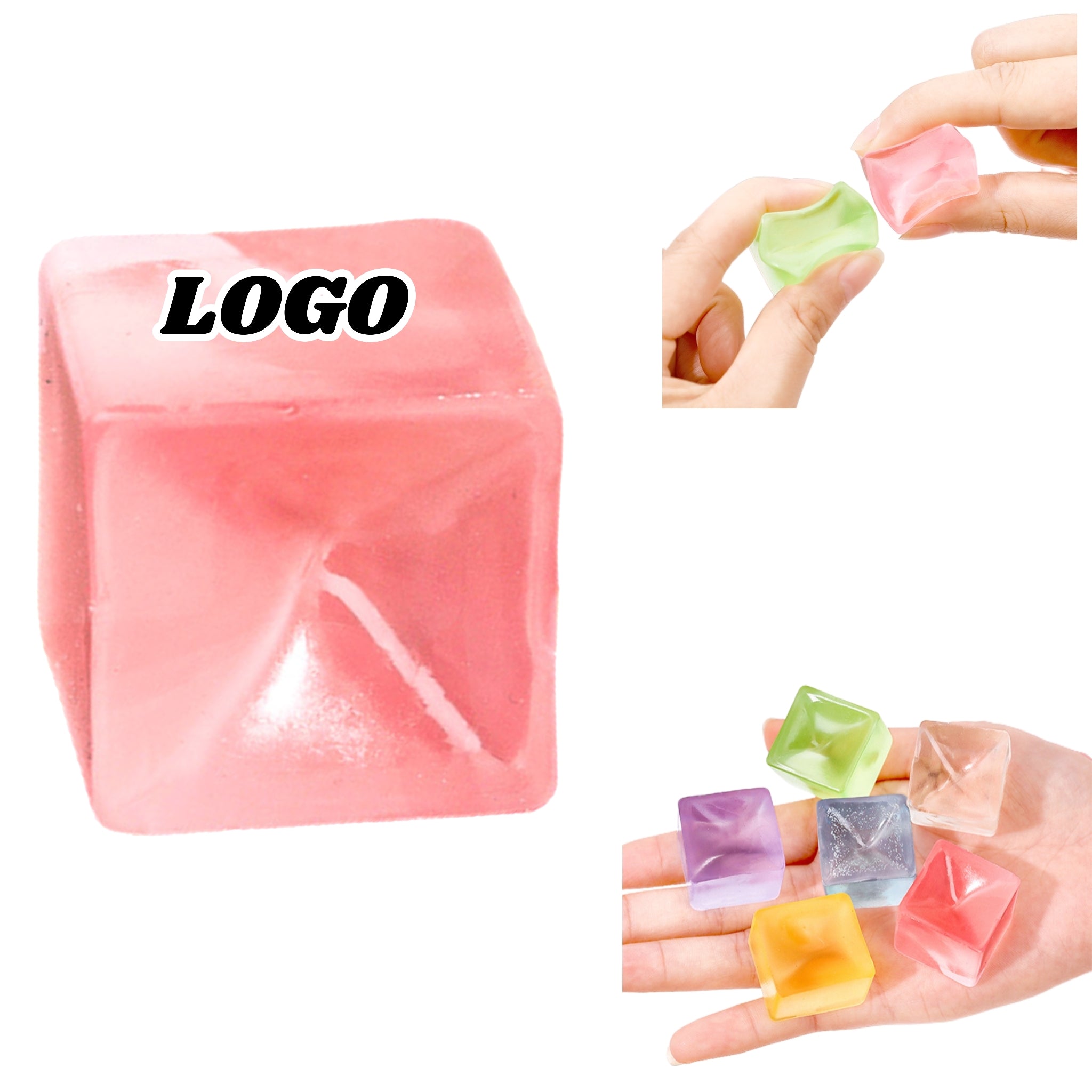 Ice - cube Squeeze Fidget Toy