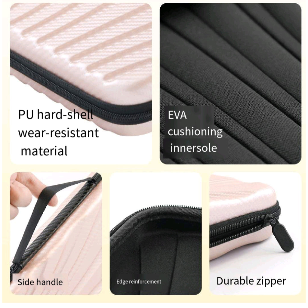 Crush Proof Hard Case Table Tennis Paddle Waterproof