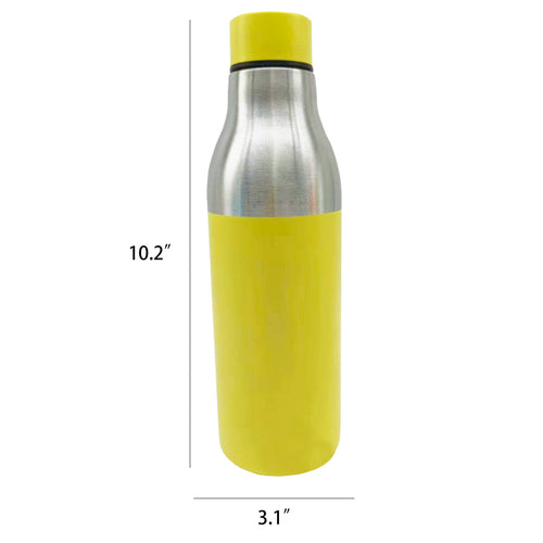 18 Oz. Stainless Steel Cola Shaped Bottle