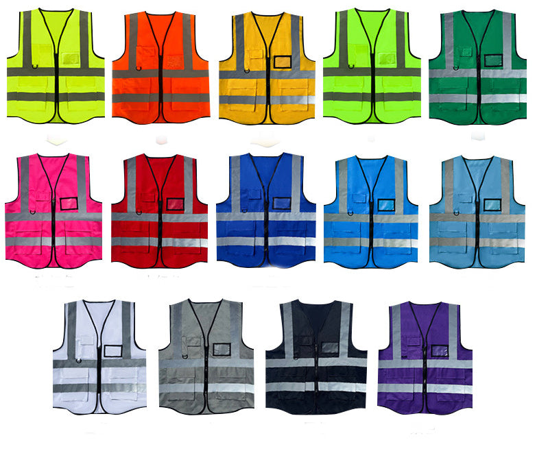 Double Band Class 2 Reflective Safety Workwear Vest