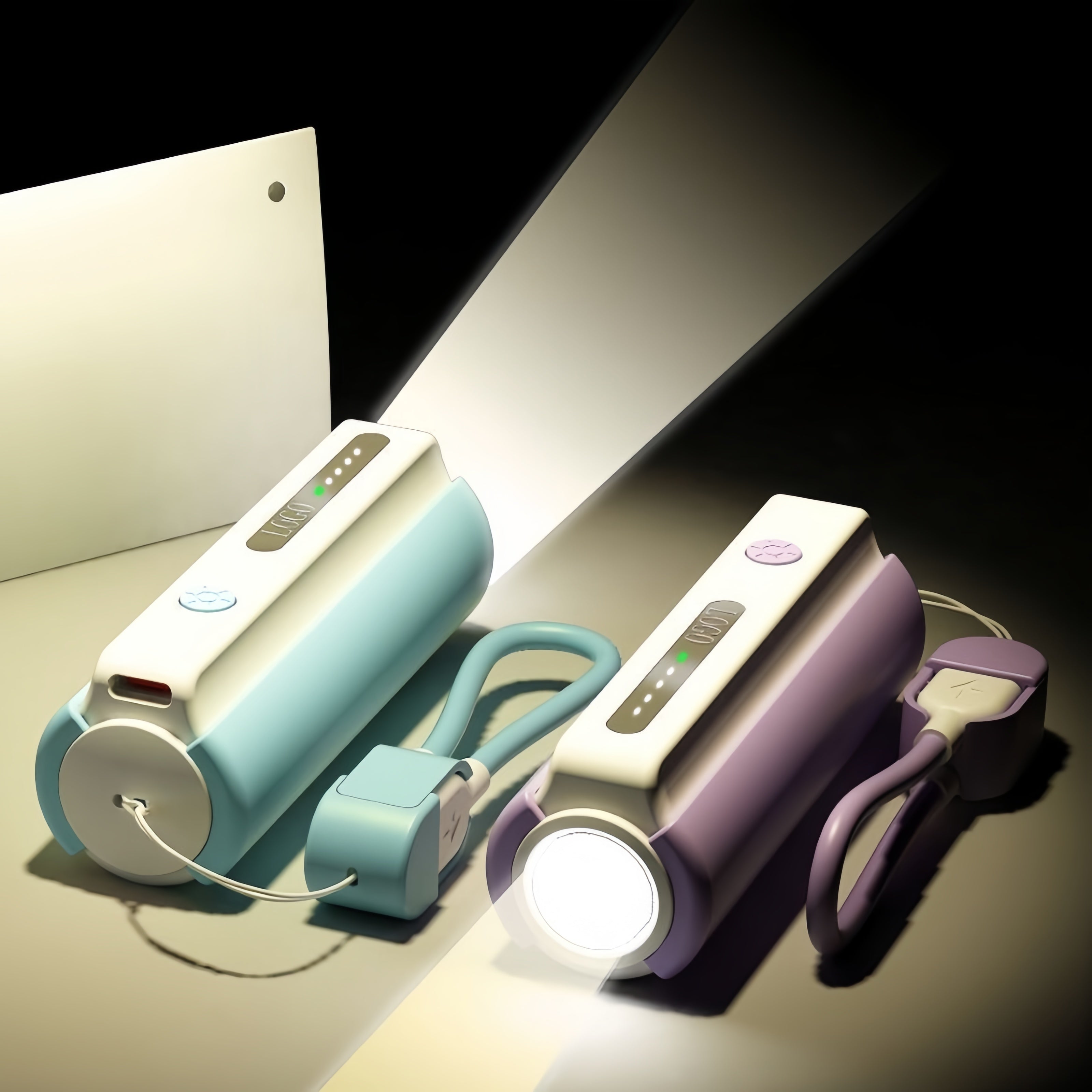 3000Mah Flashlight Power Bank