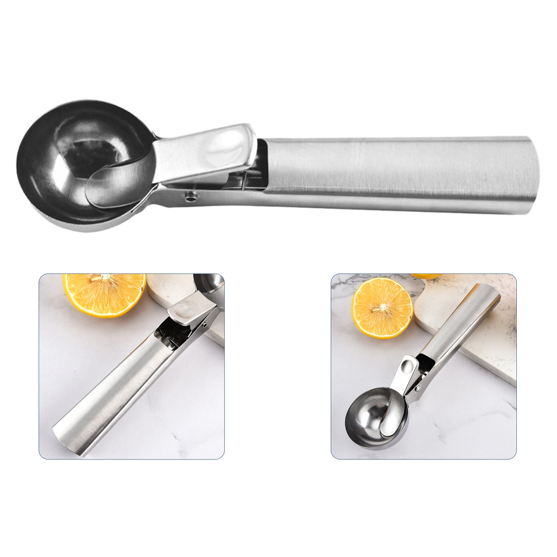 Ice Cream Scooper Stainless Steel