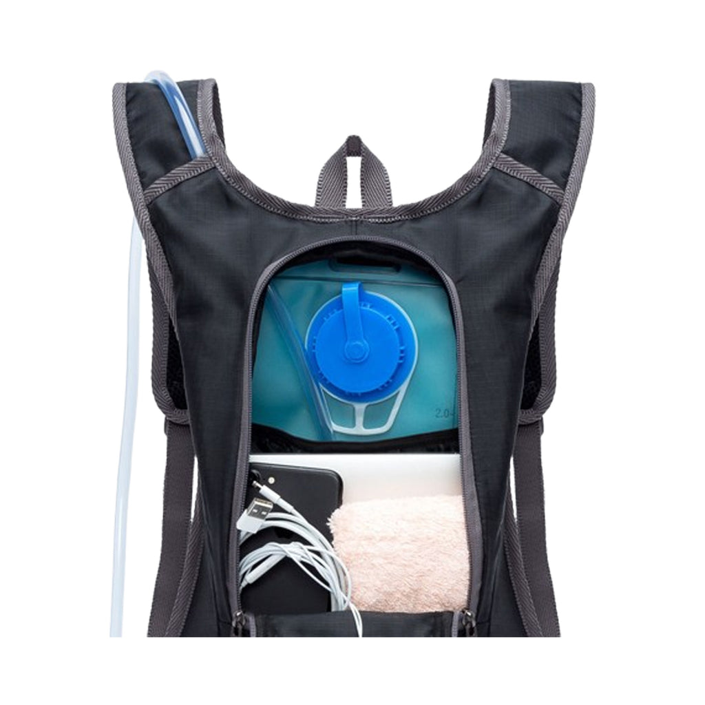 Cross Mesh Decorative Backpack With Water Bag