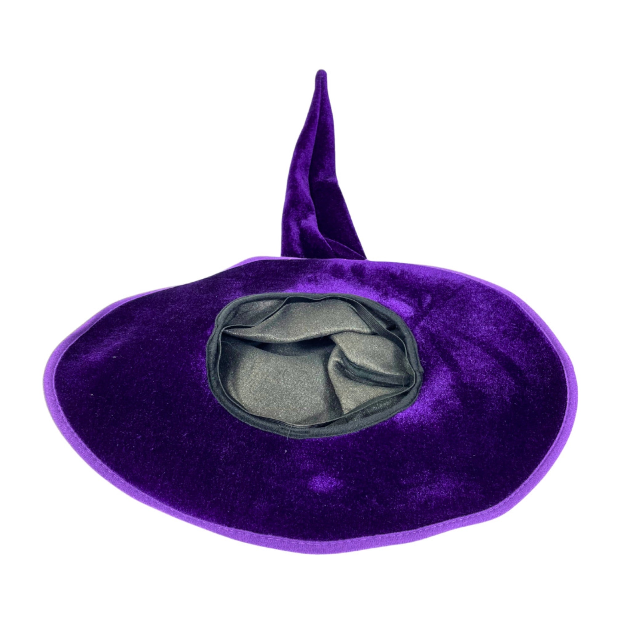 Double Face Velvet Witch Hat Crinkle Halloween Party