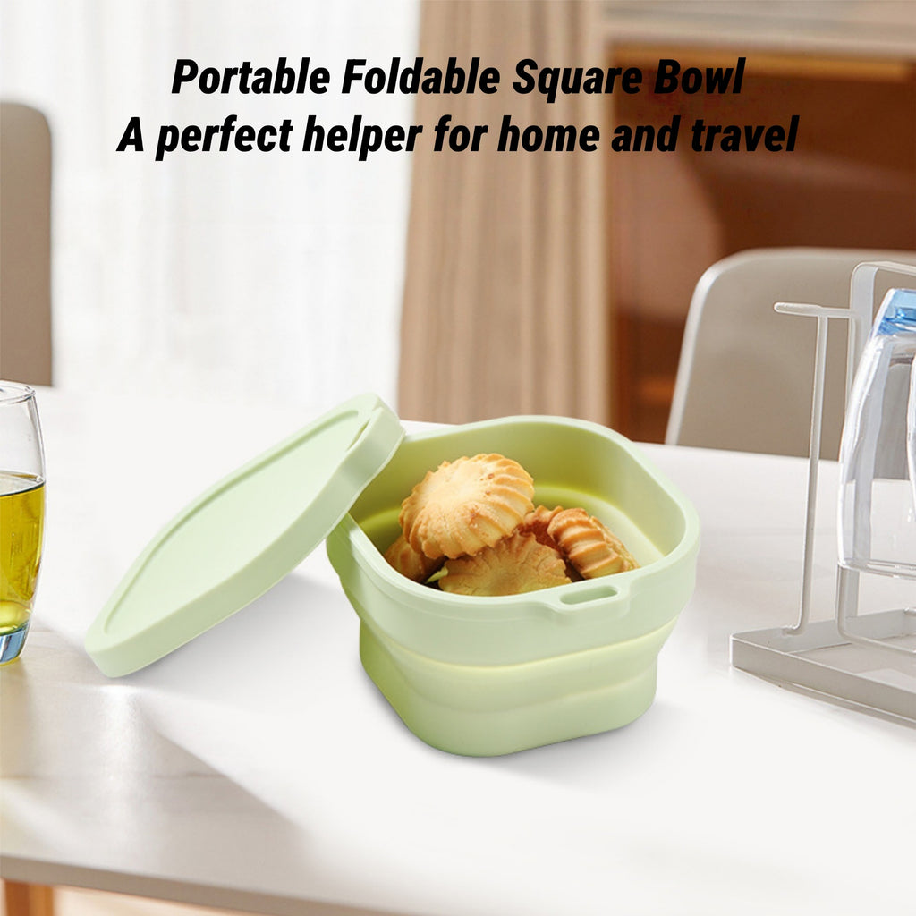 Food-Grade Silicone Foldable Bowl