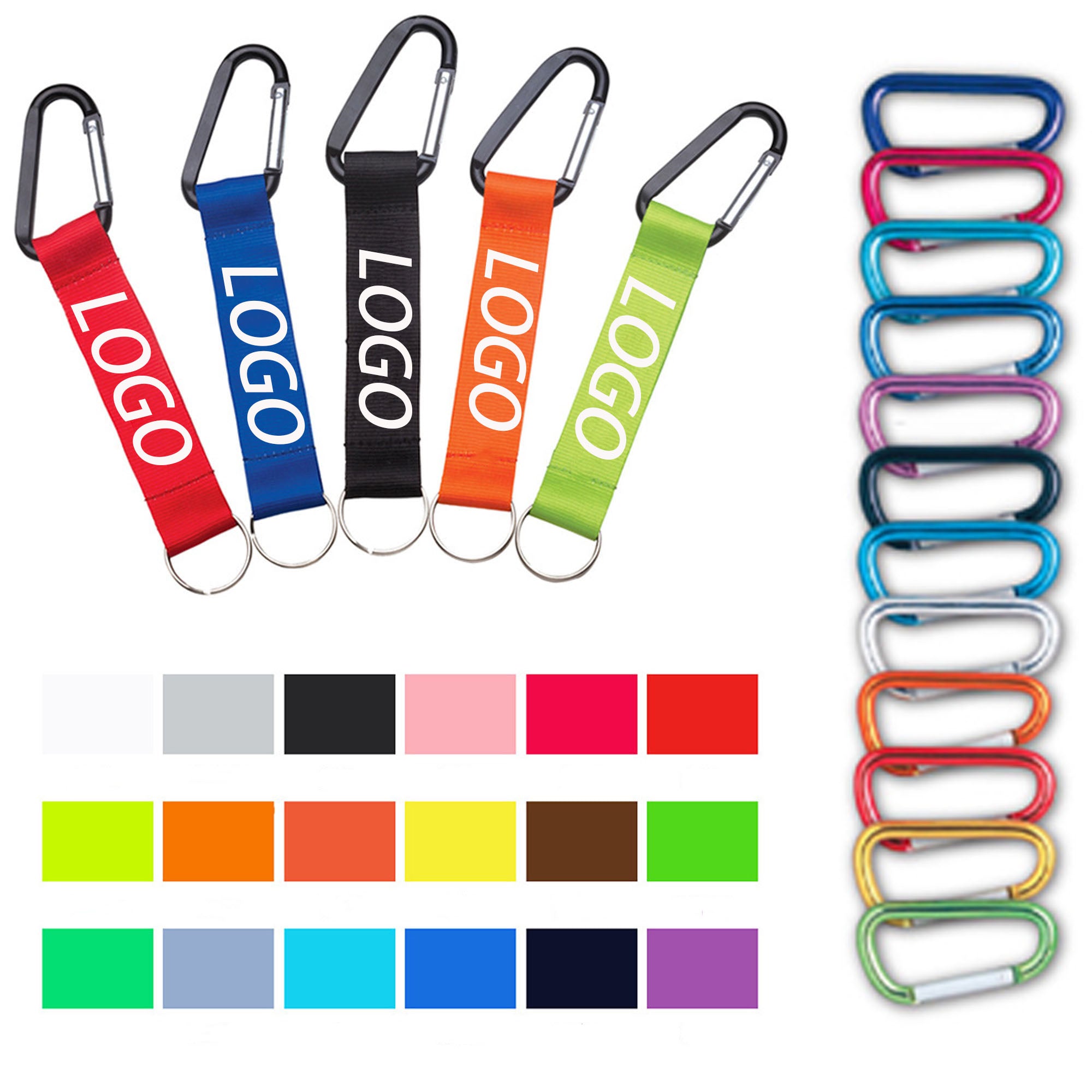Mountaineering Buckle Lanyard Keychain