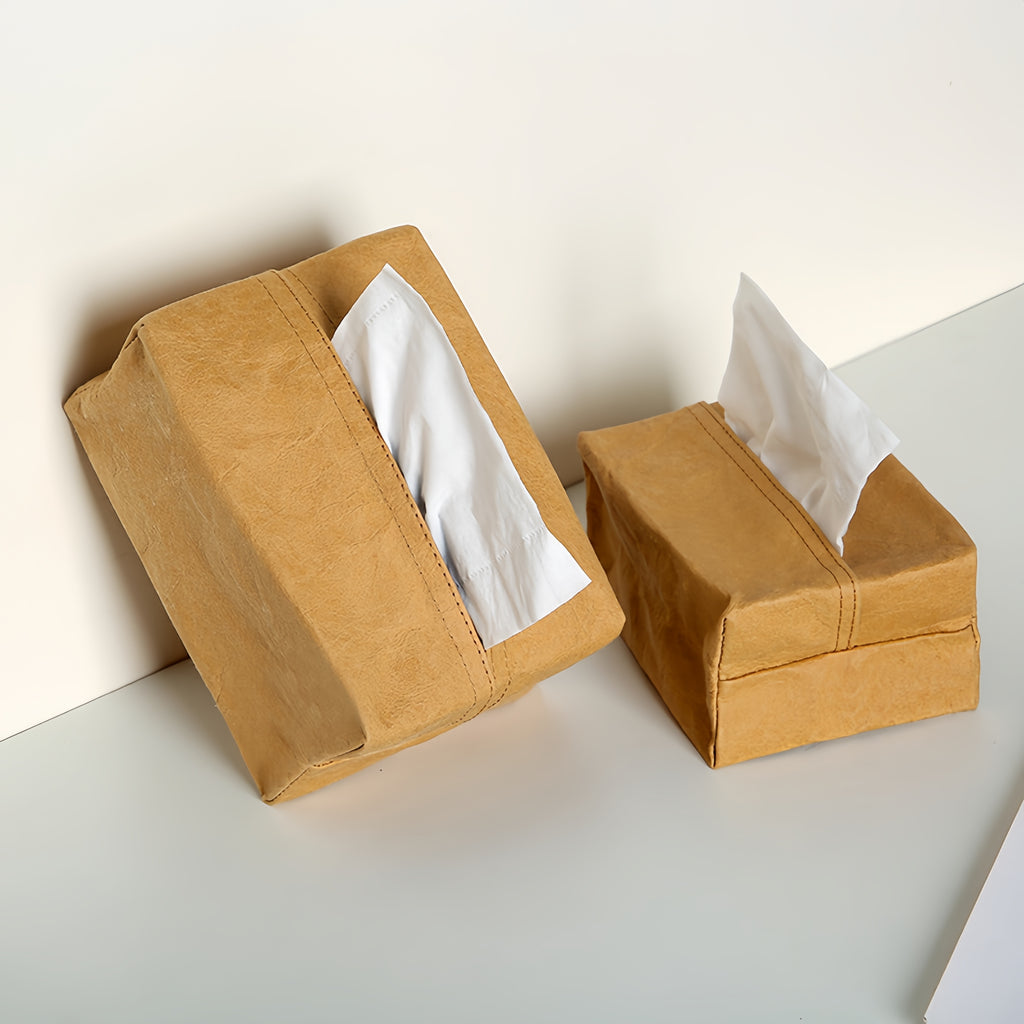 Kraft Paper Tissue Box