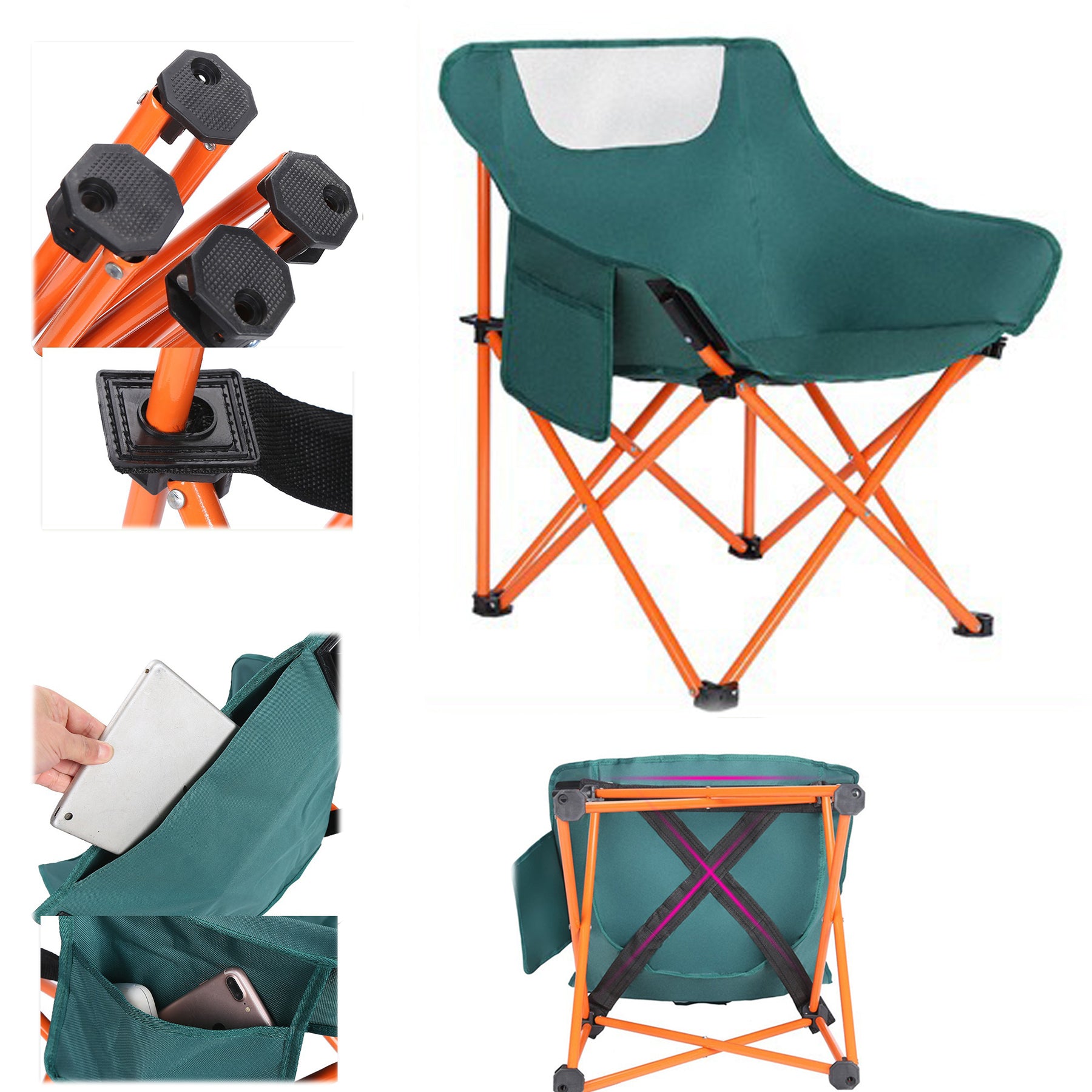 Self-driving Tour Barbecue Picnic and Thick Camping Chair