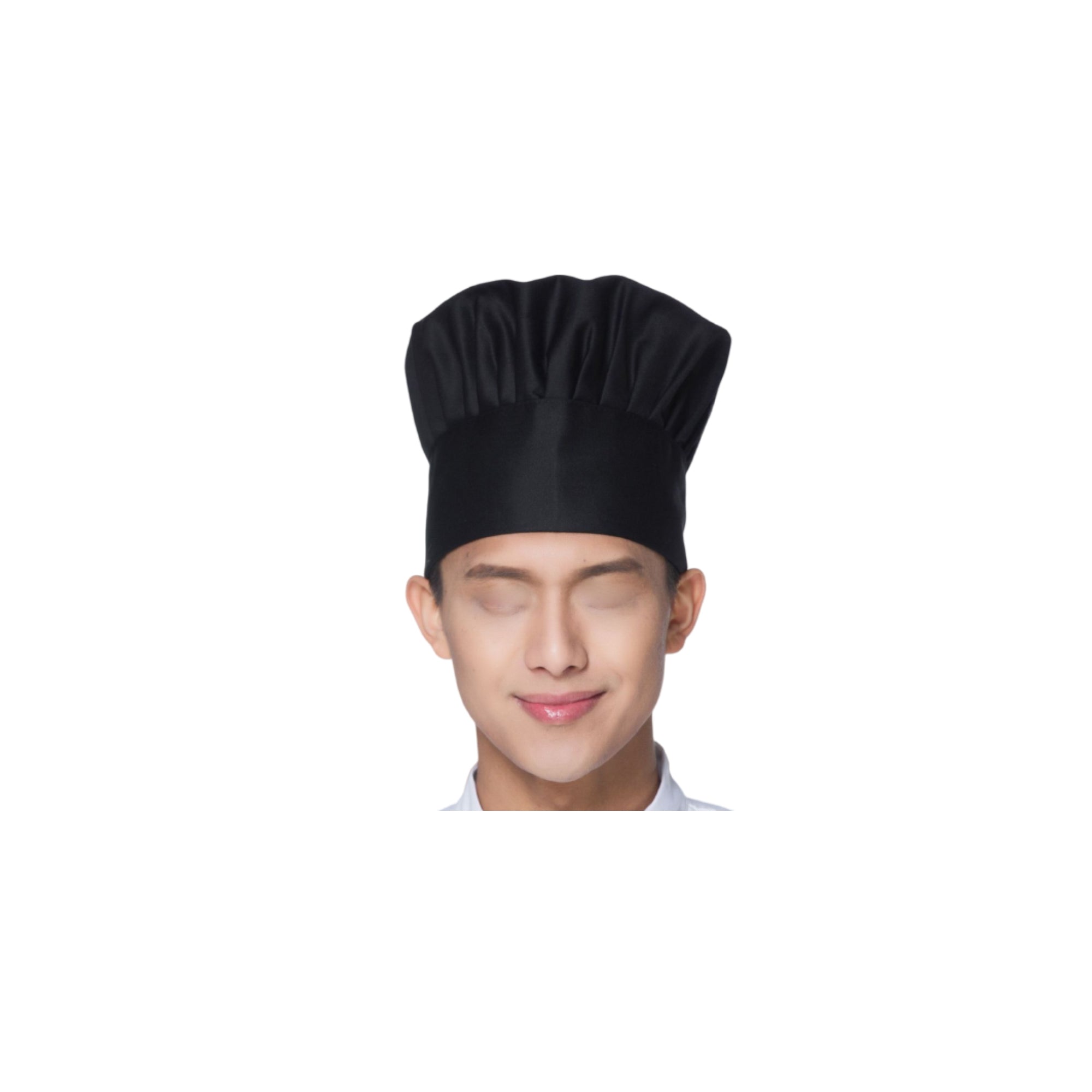 Chef Hat For Adult Elastic Band Adjustable Kitchen Baker Cap