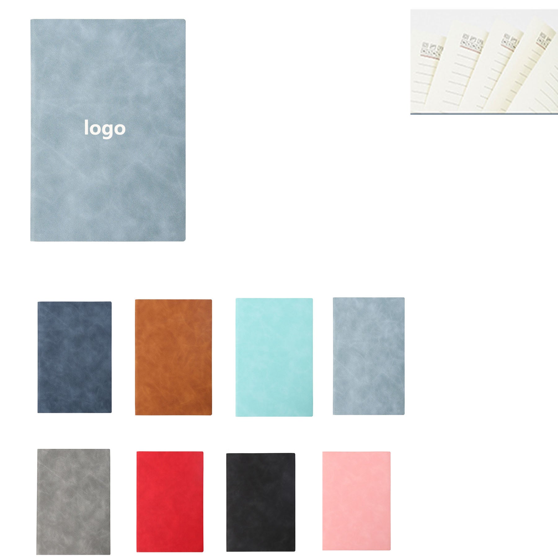 Calfskin Textured Notebook