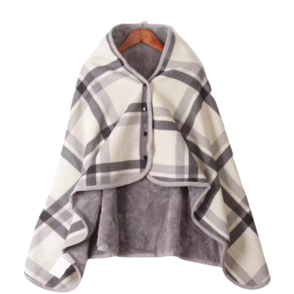 Flannel Shawl - Blanket for Office Naps