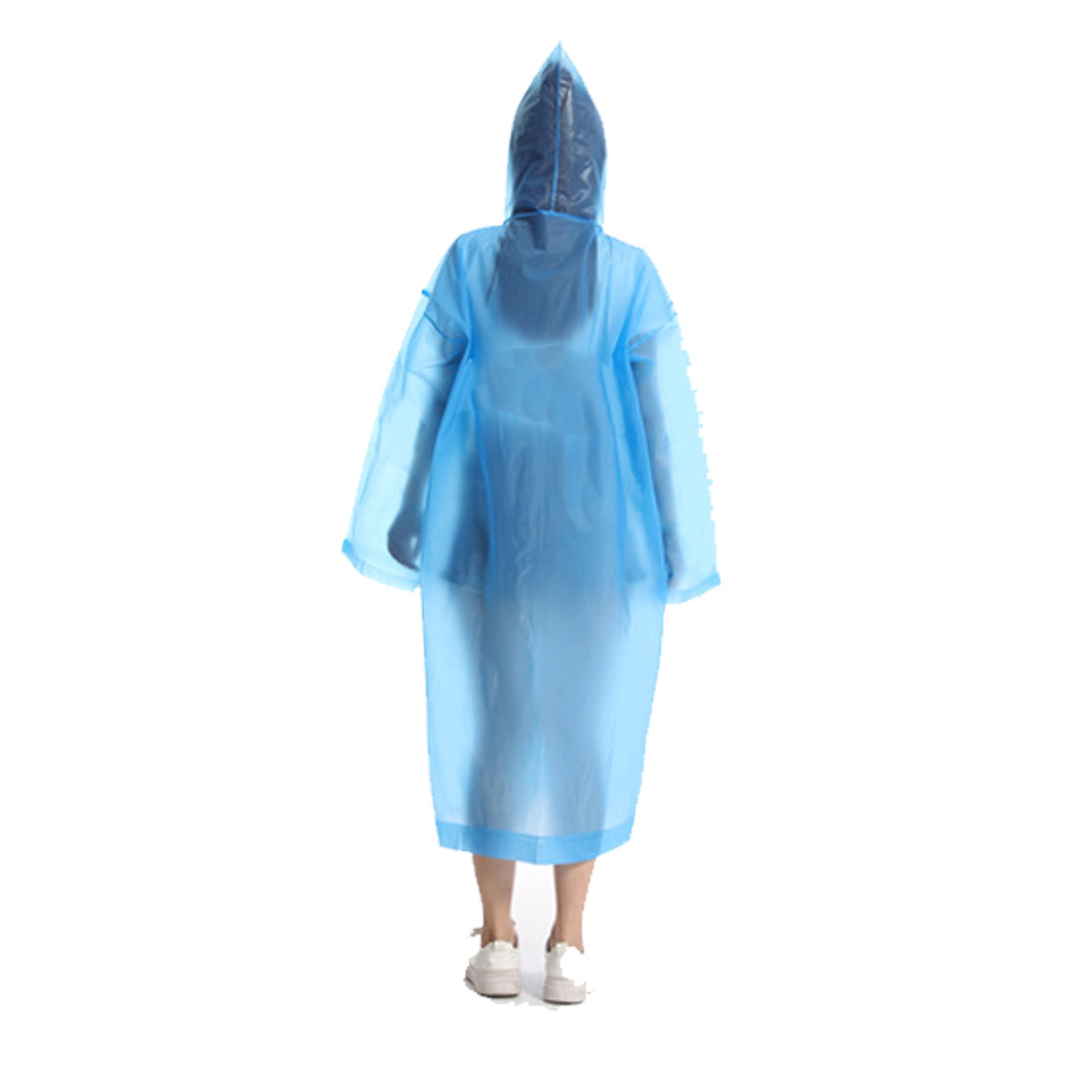 Reusable EVA Raincoat with Hood