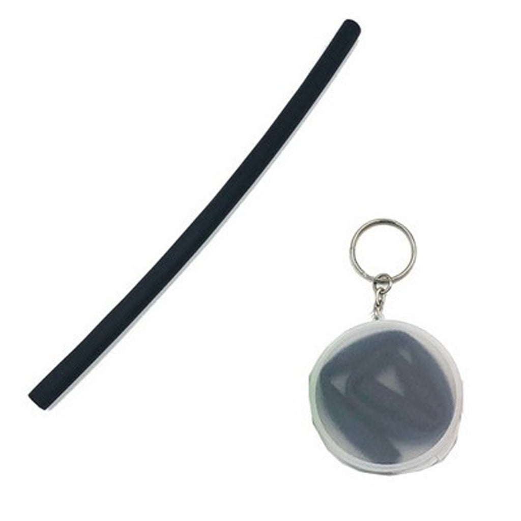 Silicone Straw With Carrying Case & Keyring