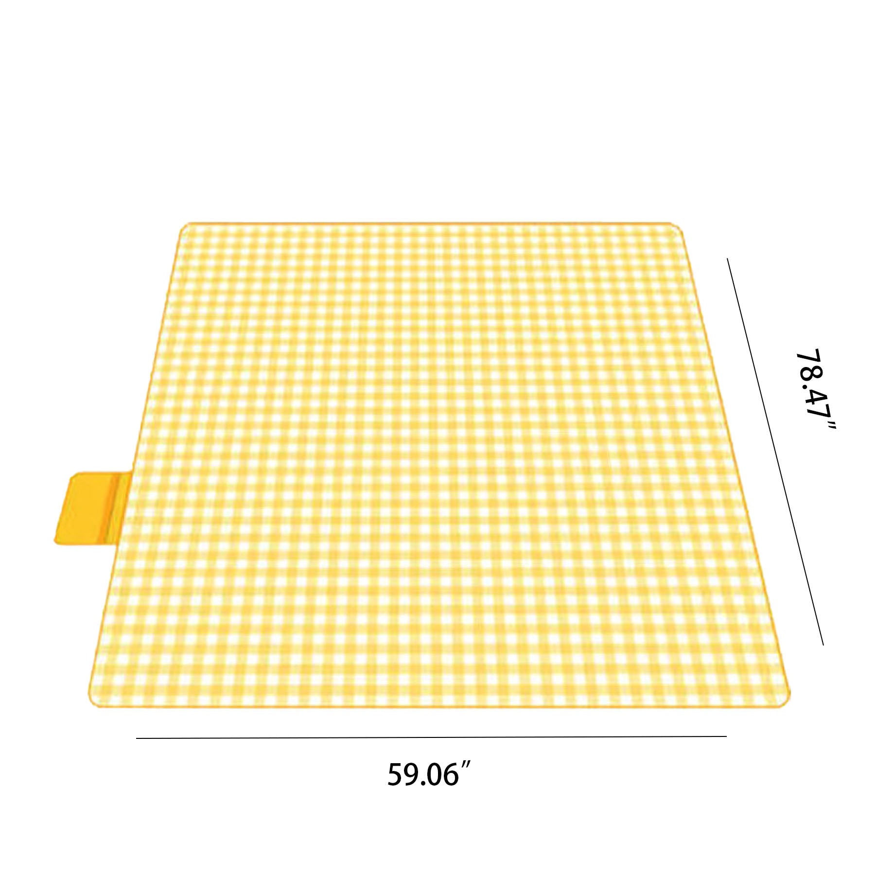 Waterproof Picnic Mat With Aluminum Foil For Outdoor Dining