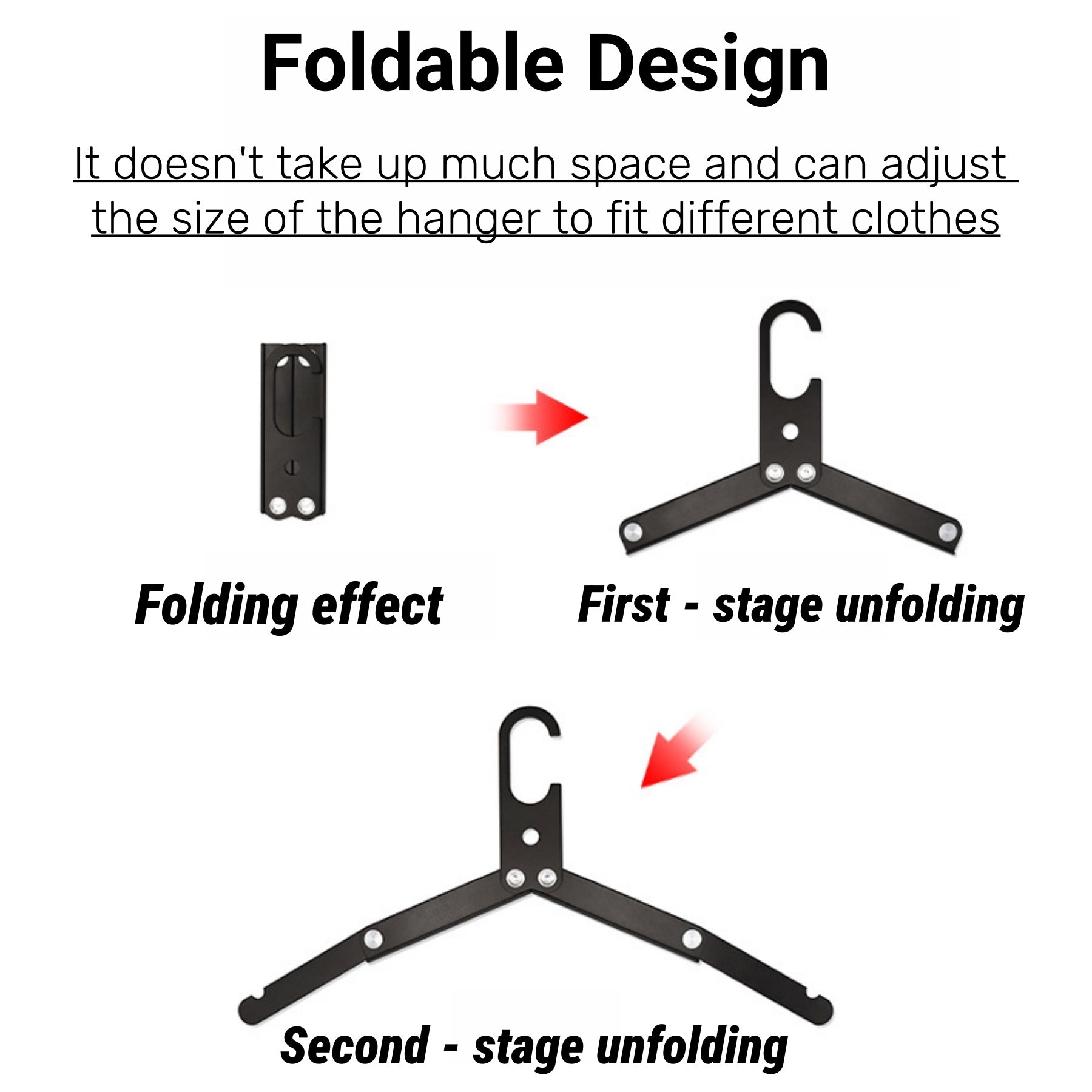 Portable Foldable Clothes Hanger