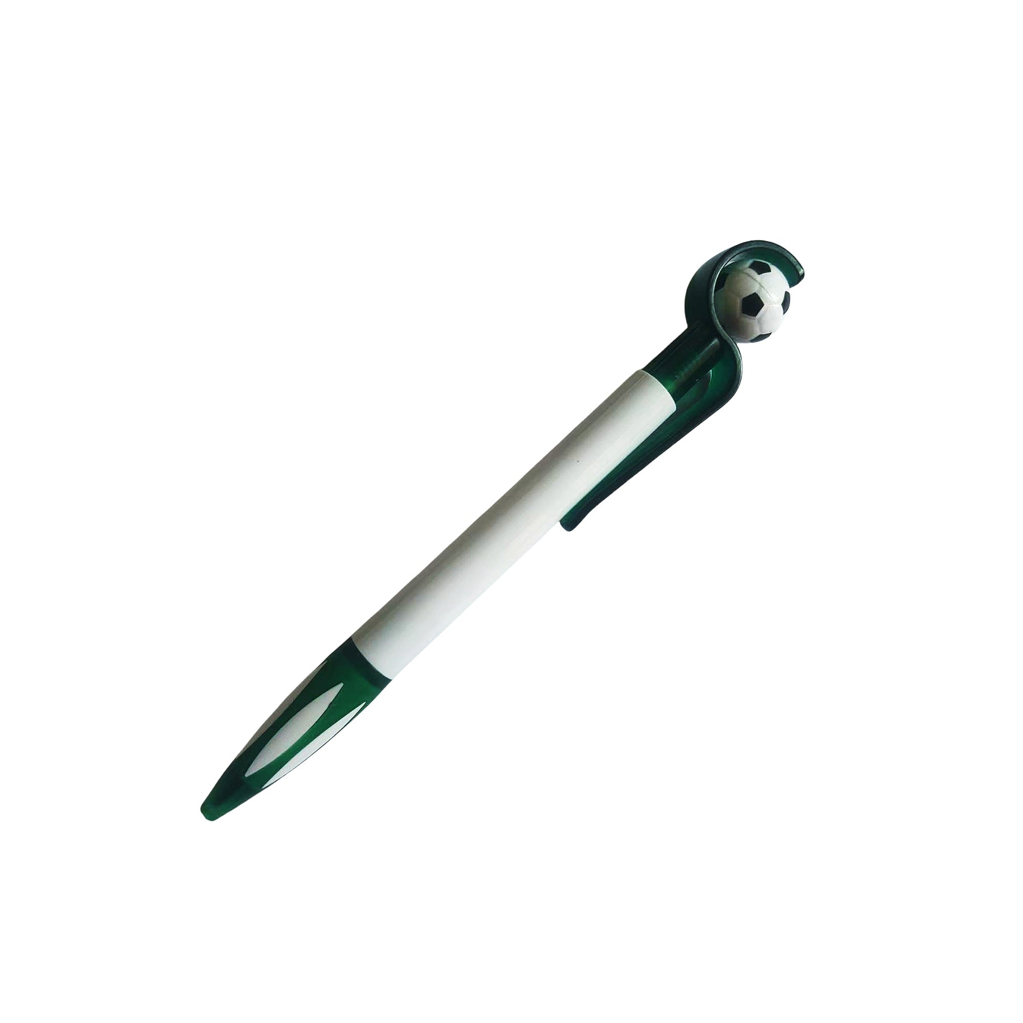 Plastic Spinning Soccer Ball Click Pen