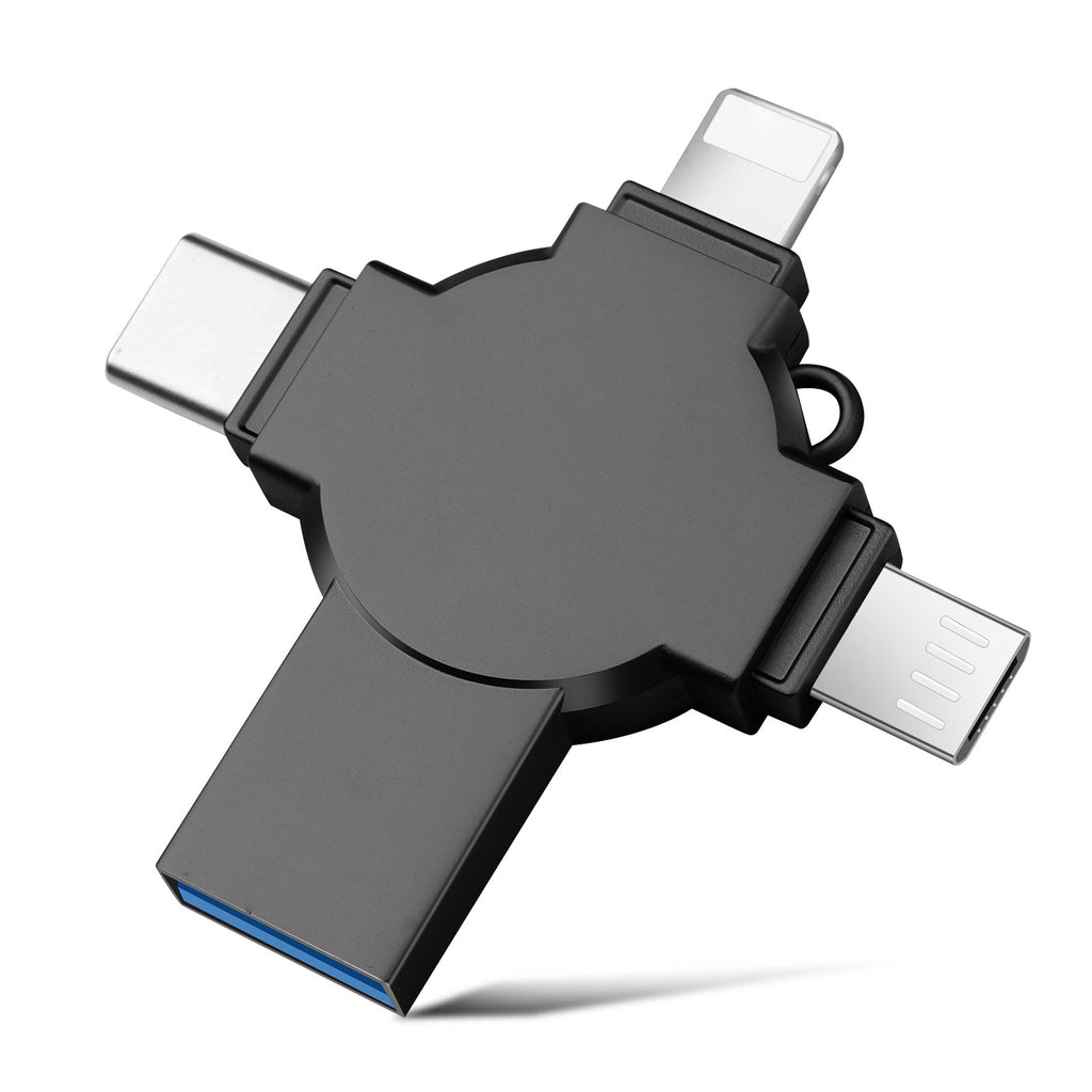 16Gb 4-In-1 Computer And Mobile Phone Multi-Use Flash Drive