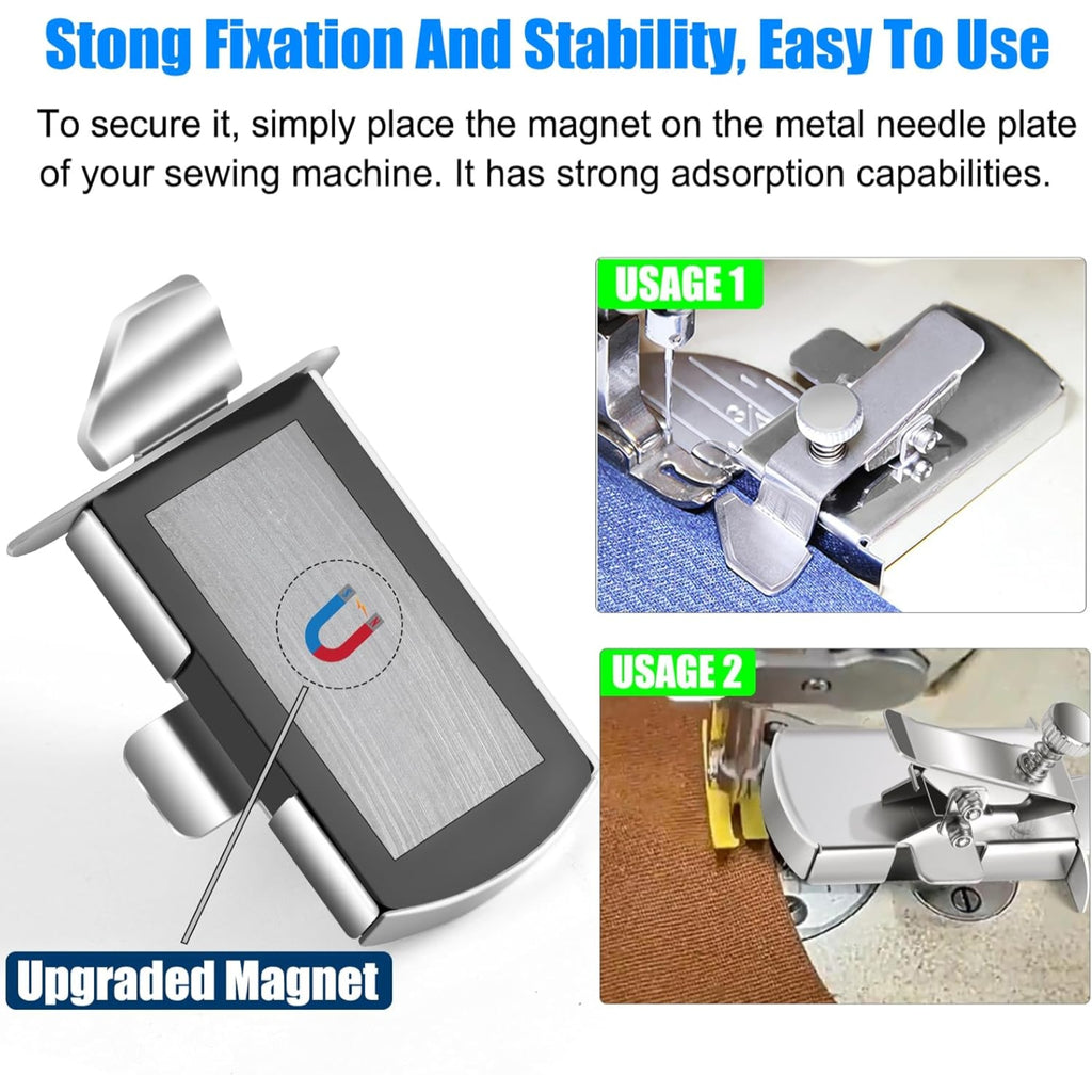 Stainless Steel Magnetic Sewing Guide Helper