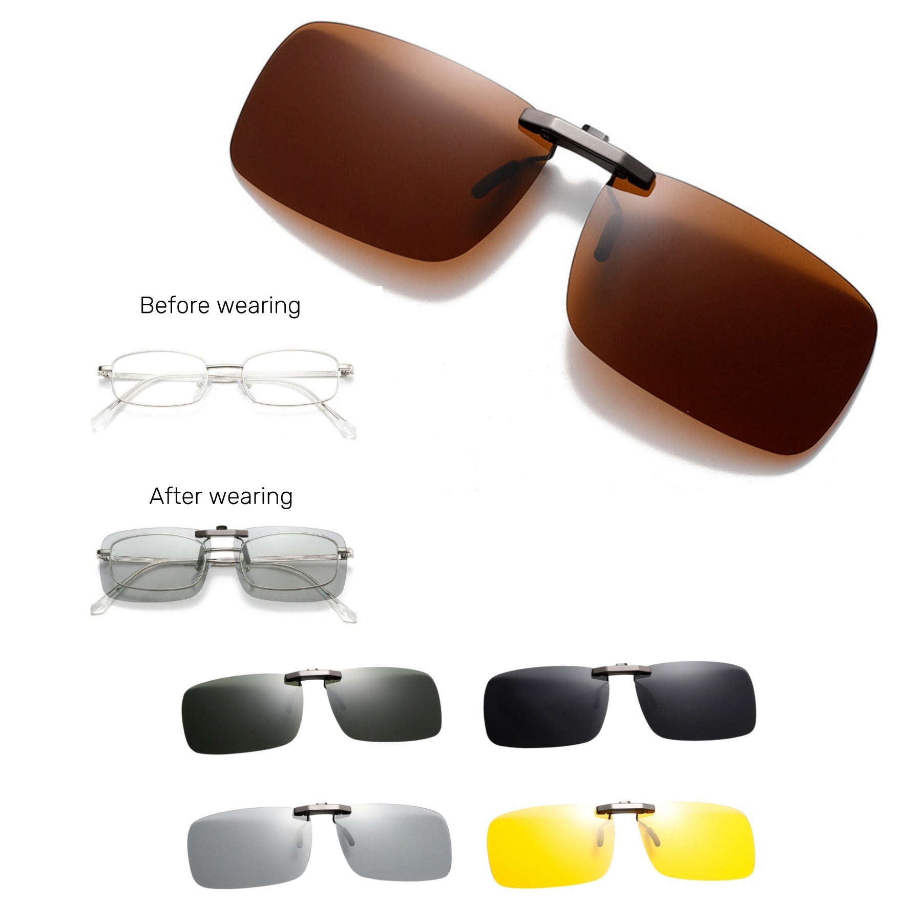 Lightweight And Well - Fitted Clip - On Lenses For Glasses