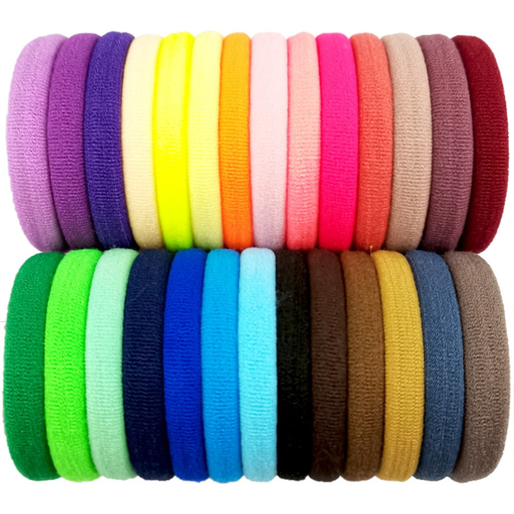 50PCS Hair Rubber Bands for Women Girls